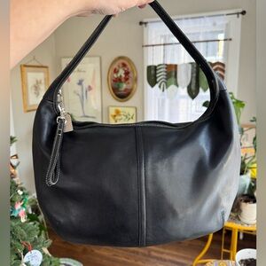 🖤 Y2K Coach Large Ergo Hobo 9221 in black with silver hardware 🖤